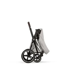 Poussette priam 5 city grey châssis chrome