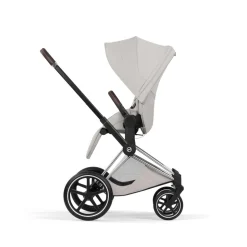 Poussette priam 5 city grey châssis chrome