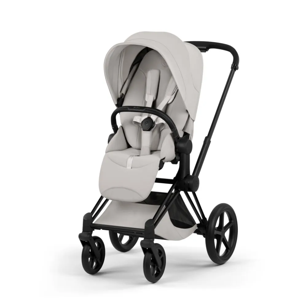 Poussette priam 5 city grey châssis matt black
