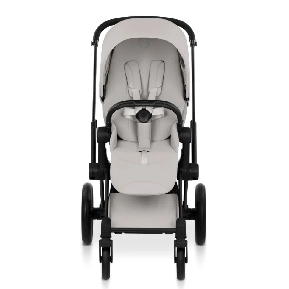 Poussette priam 5 city grey châssis matt black