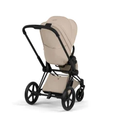 Poussette priam 5 cozy beige châssis matt black