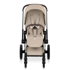 Poussette priam 5 cozy beige châssis chrome