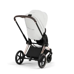 Poussette priam 5 off white châssis rosegold