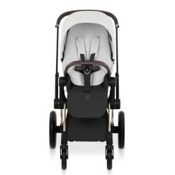 Poussette priam 5 off white châssis rosegold