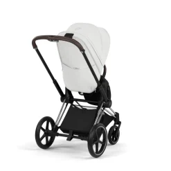 Poussette priam 5 off white châssis chrome