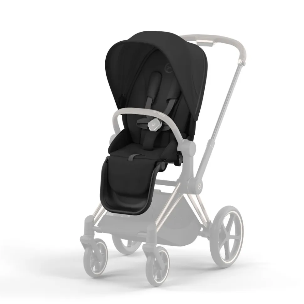 Poussette priam 4 sepia black châssis chrome brown