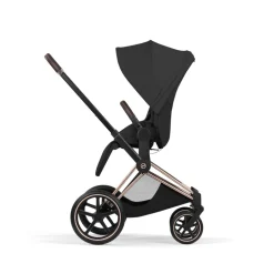 Poussette priam 5 sepia black châssis rosegold