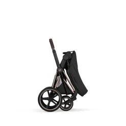Poussette priam 5 sepia black châssis rosegold