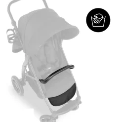 Poussette rapid 4d black