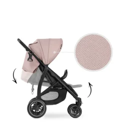 Poussette rapid 4d dusty rose