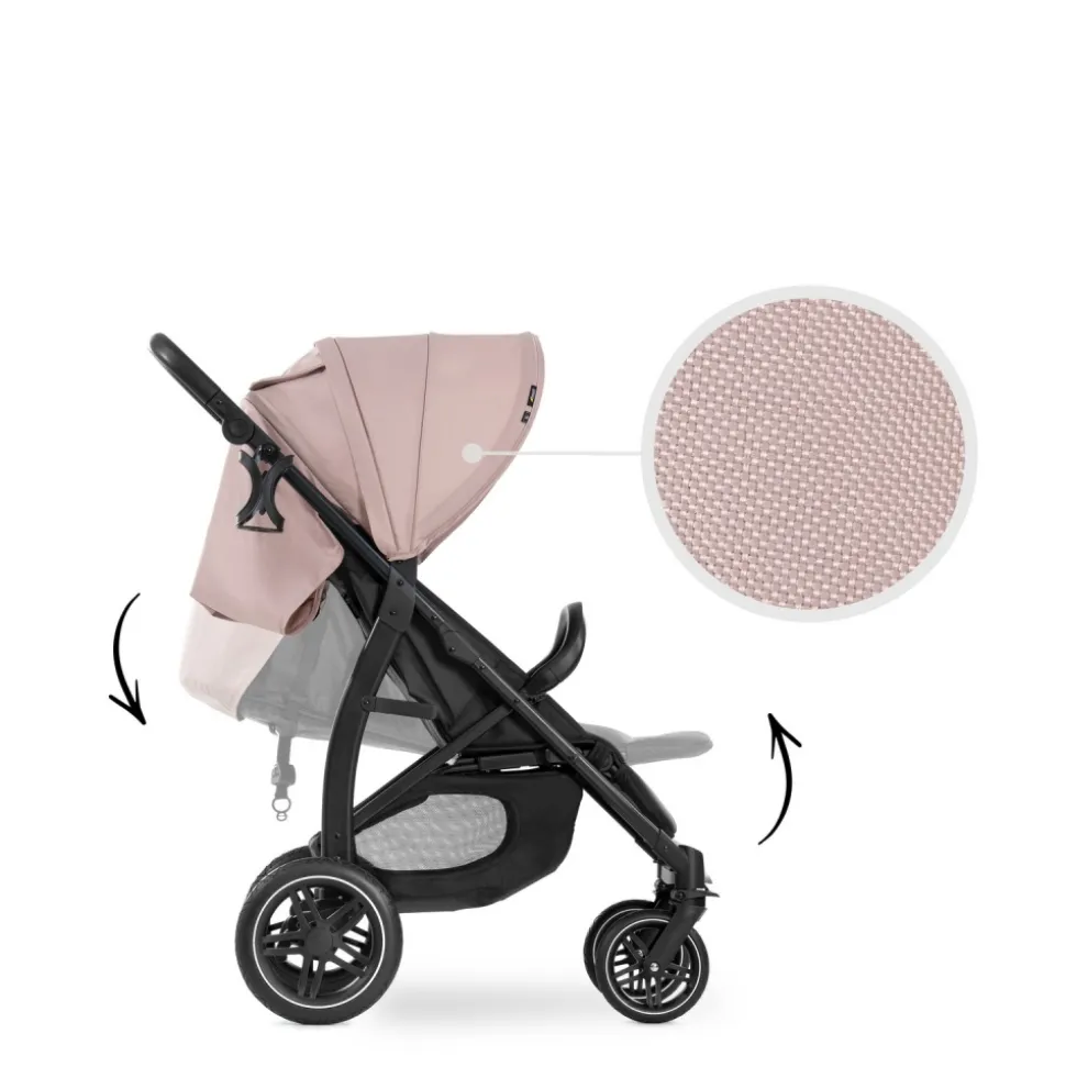 Poussette rapid 4d dusty rose