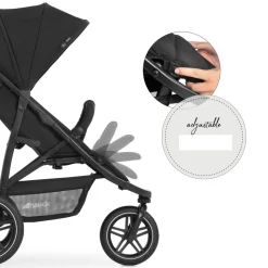 Poussette rapid 3r black