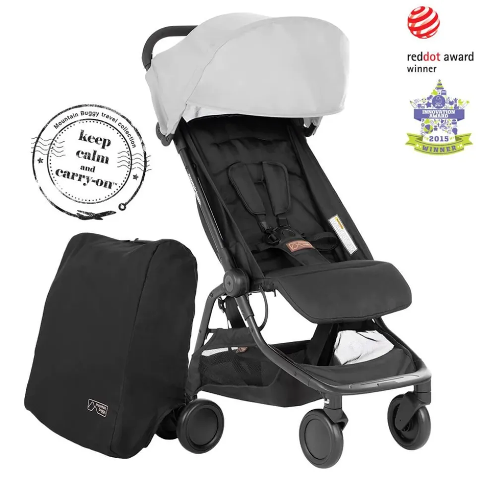 Poussette 4 roues nano silver