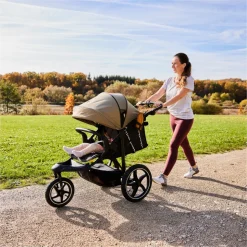 Poussette 3 roues runner 3 jungle green