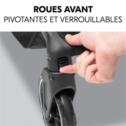 Poussette 4 roues shop n care dusty-blue