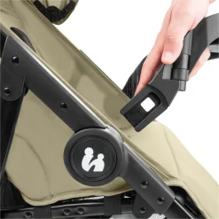 Poussette 4 roues shop n care olive