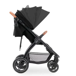 Poussette 4 roues uptown black melange black