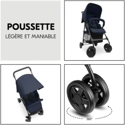 Poussette sport dark blue