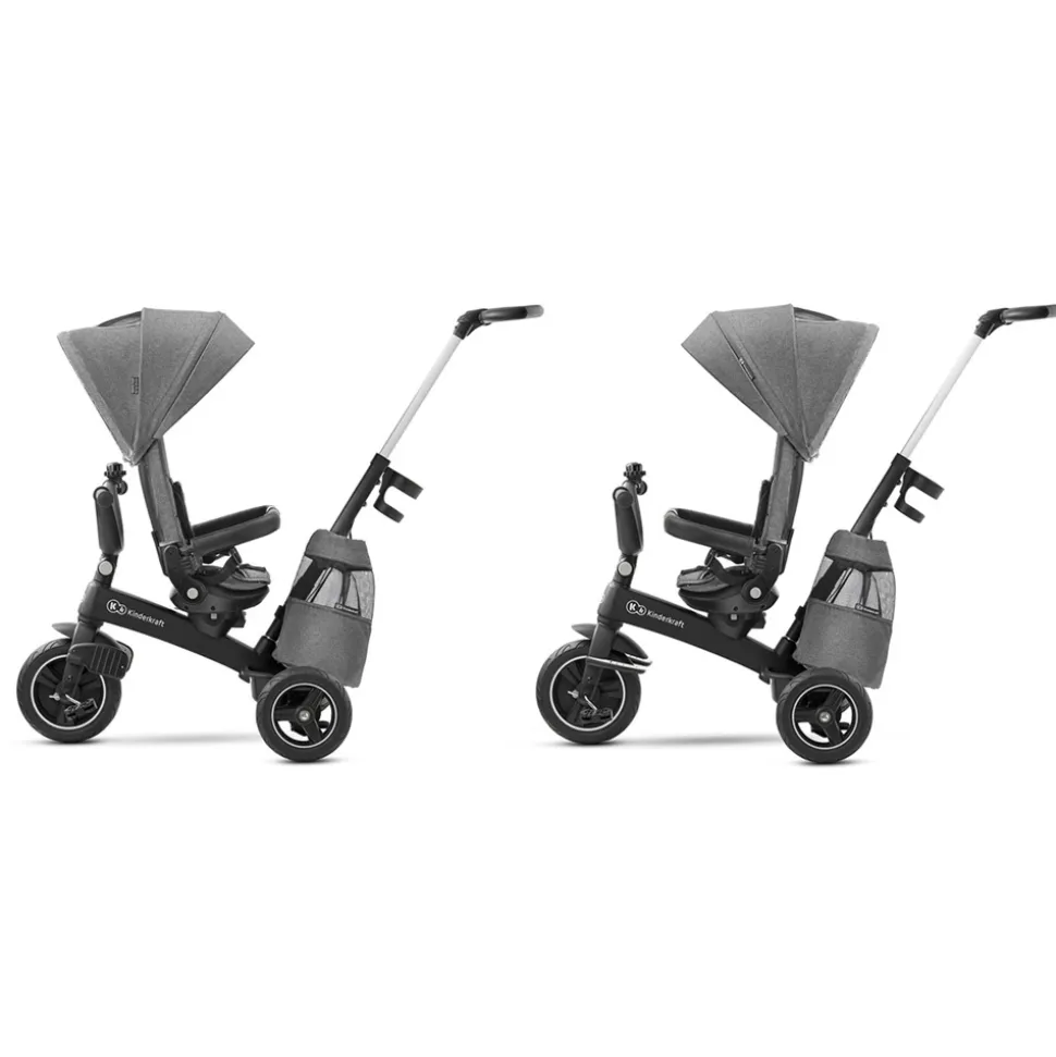 Poussette tricycle easywist platinum grey