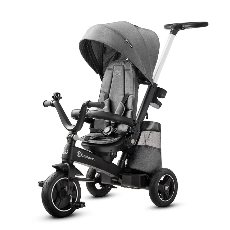 Poussette tricycle easywist platinum grey