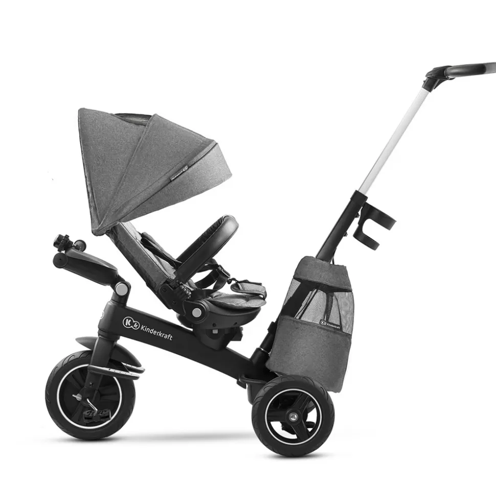 Poussette tricycle easywist platinum grey