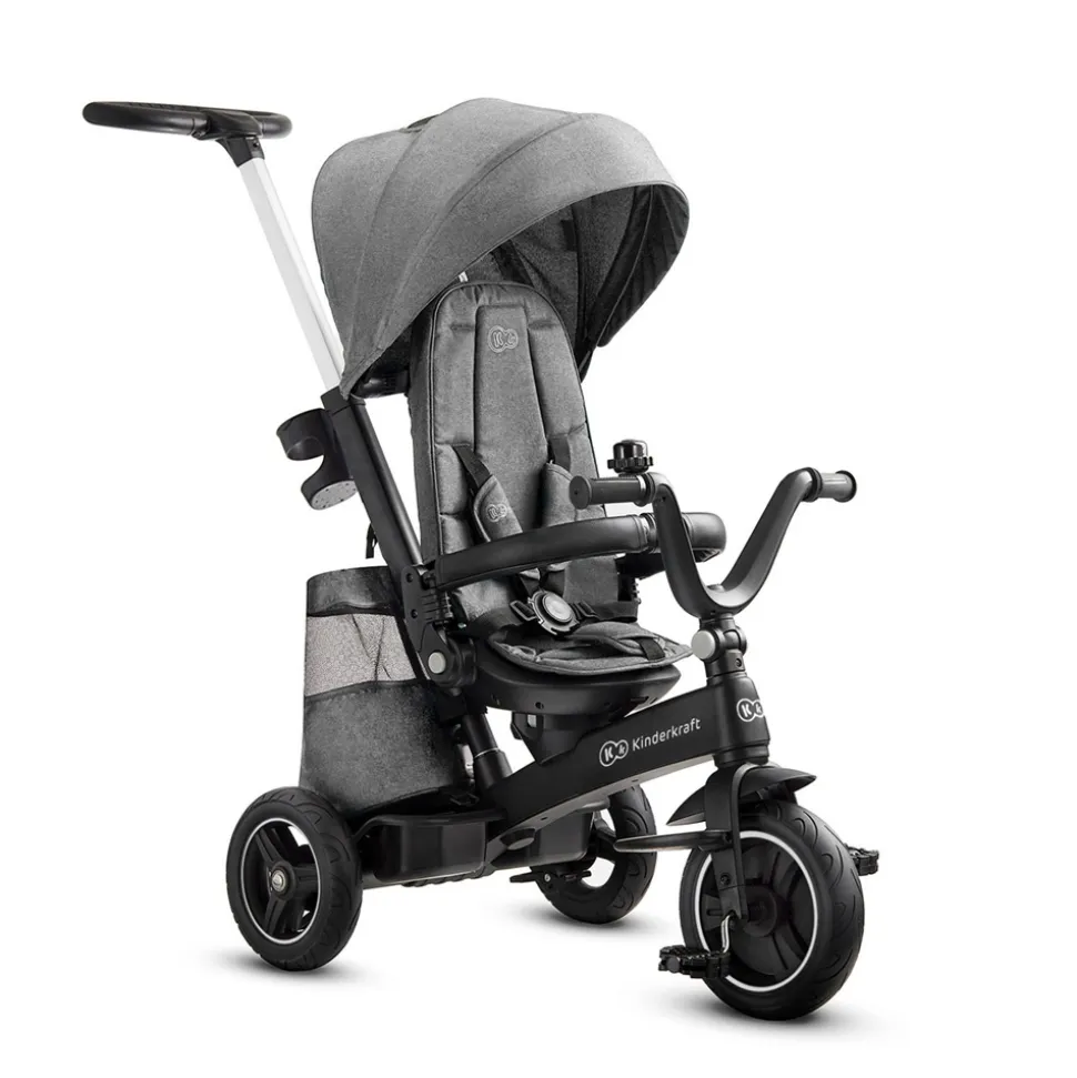 Poussette tricycle easywist platinum grey