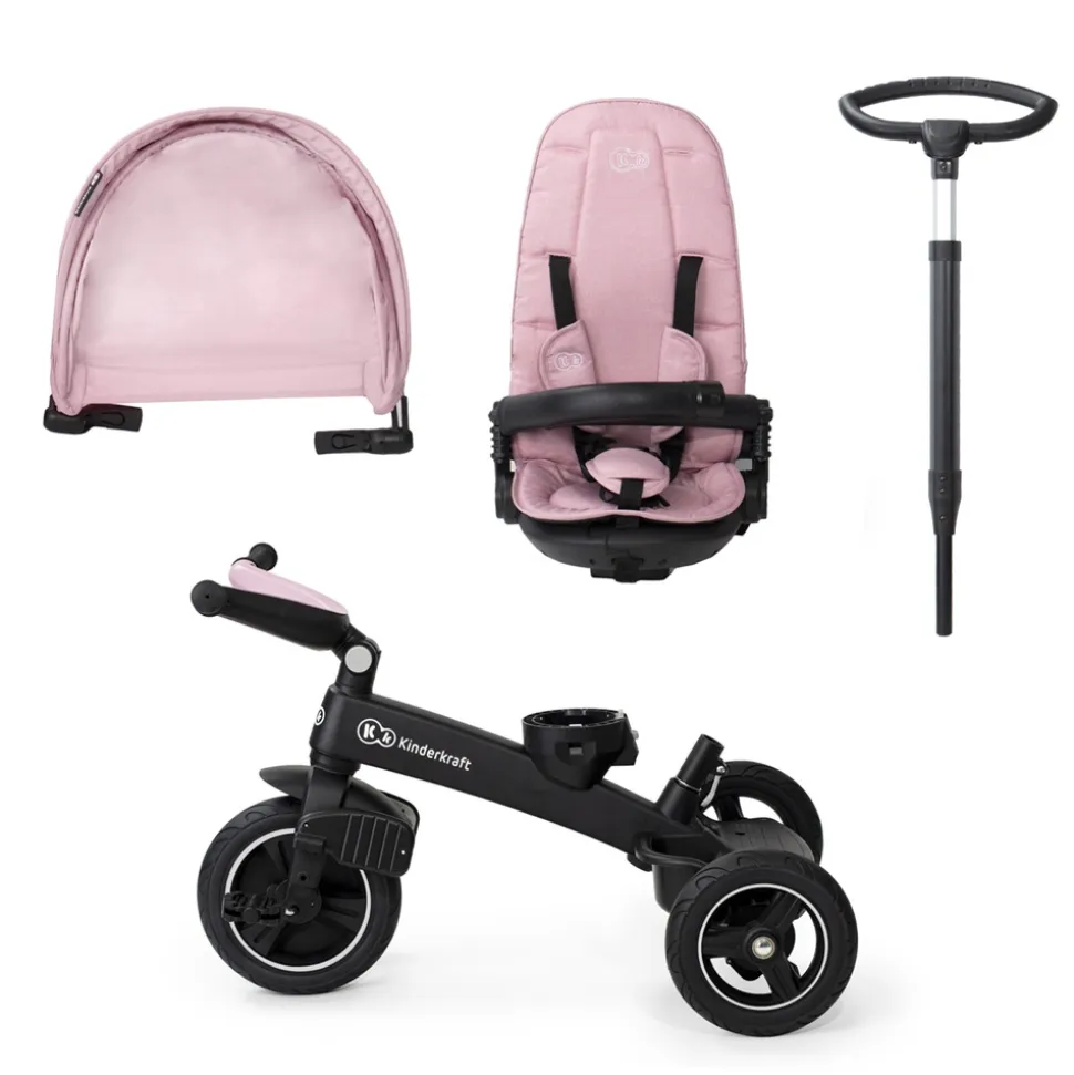 Poussette tricycle easywist pink