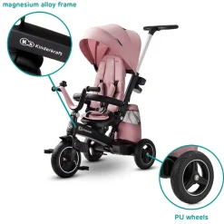 Poussette tricycle easywist pink