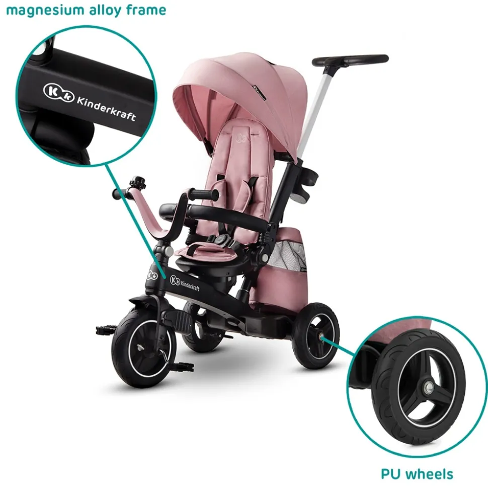 Poussette tricycle easywist pink