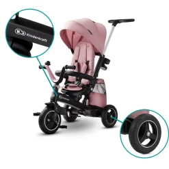 Poussette tricycle easywist pink