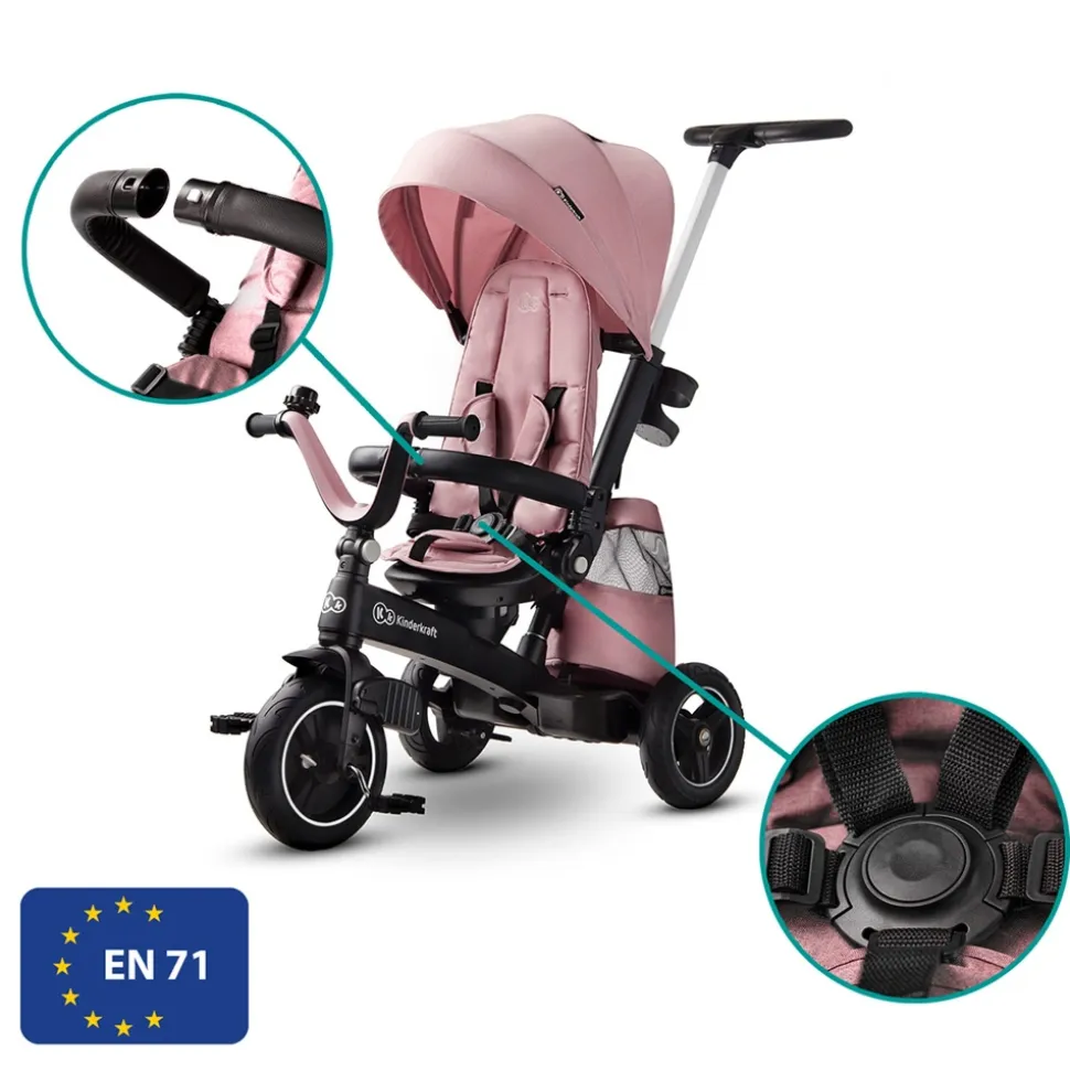 Poussette tricycle easywist pink