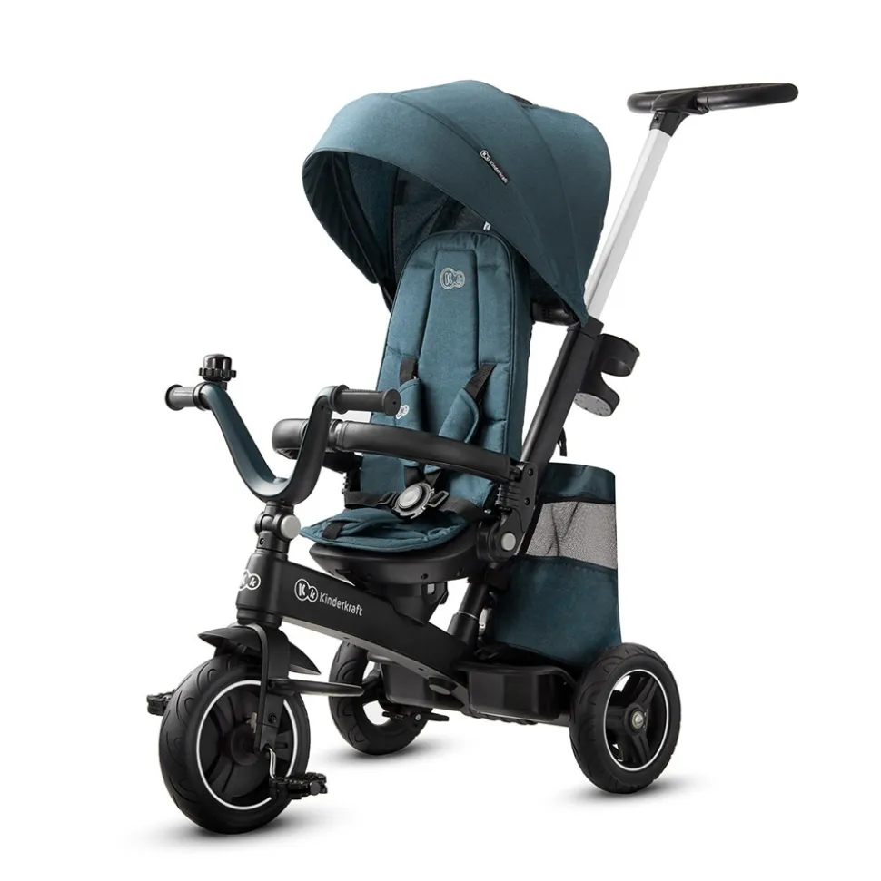 Poussette tricycle easywist midnight green