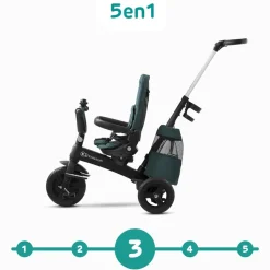 Poussette tricycle easywist midnight green
