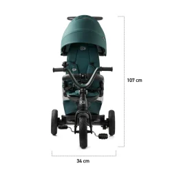 Poussette tricycle easywist midnight green