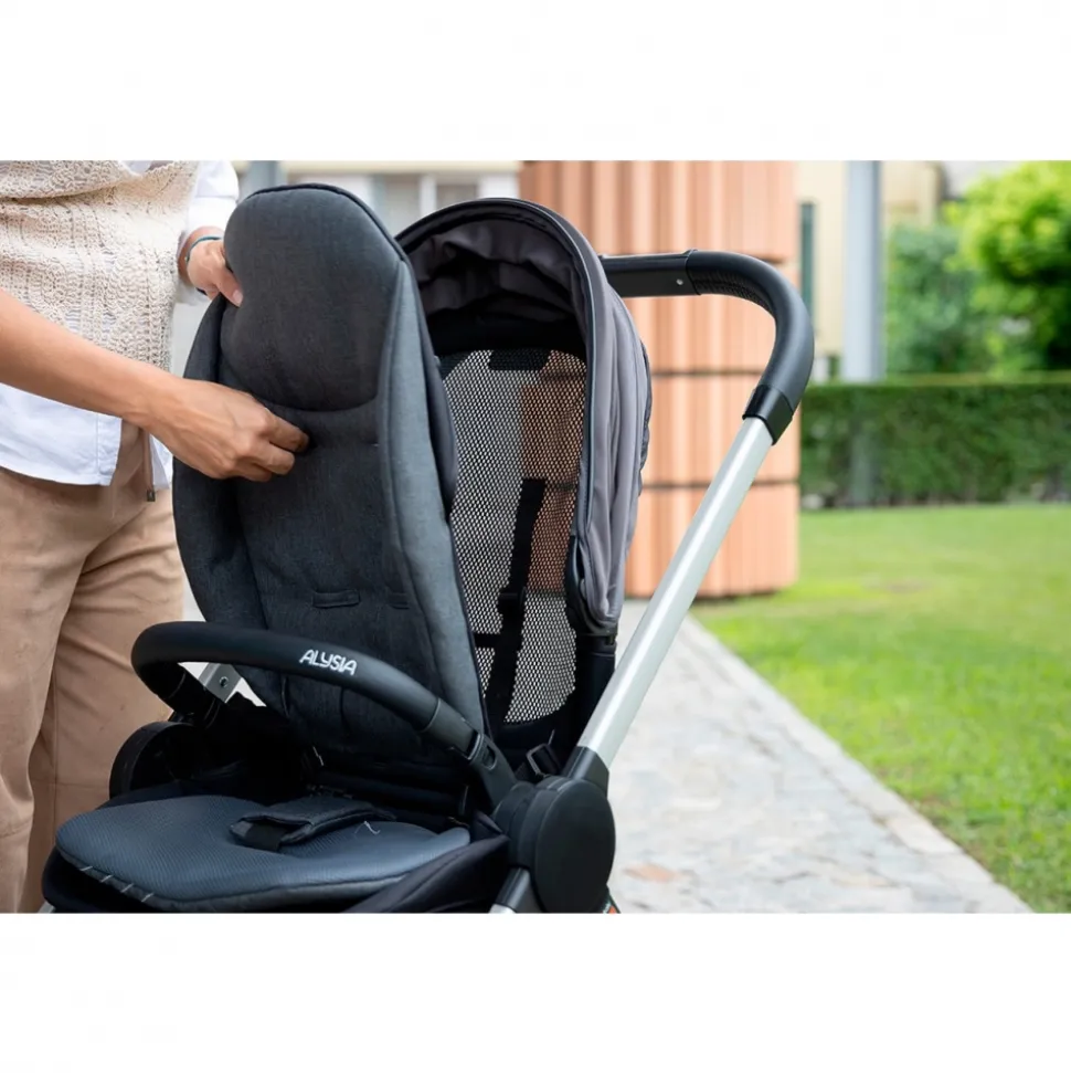 Poussette trio alysia i-size anthracite