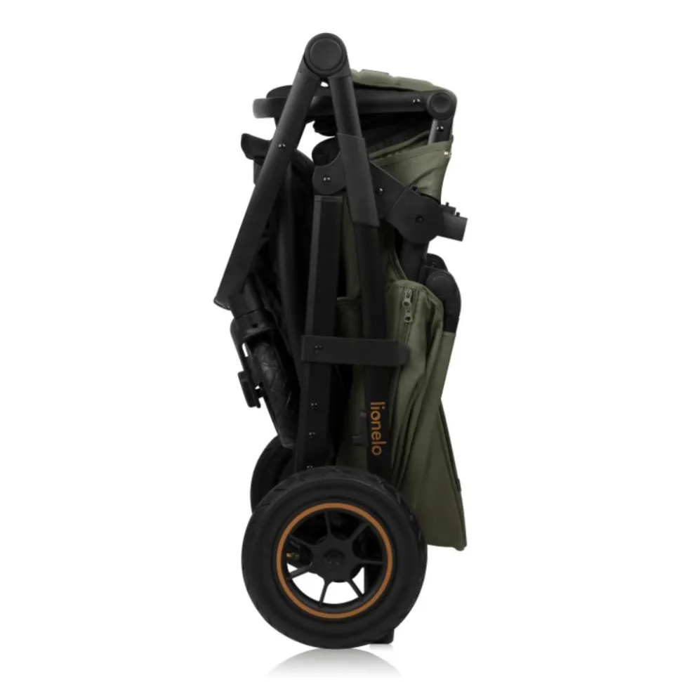 Poussette trio amber + nacelle + coque green forest