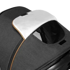 Poussette trio amber + nacelle + coque grey graphite