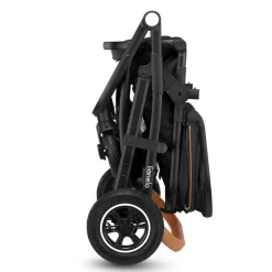 Poussette trio amber + nacelle + coque grey graphite