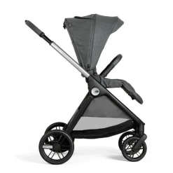Poussette trio bellagio 2 + first seat recline + nacelle flexi + fullseat 360 avec base black satin