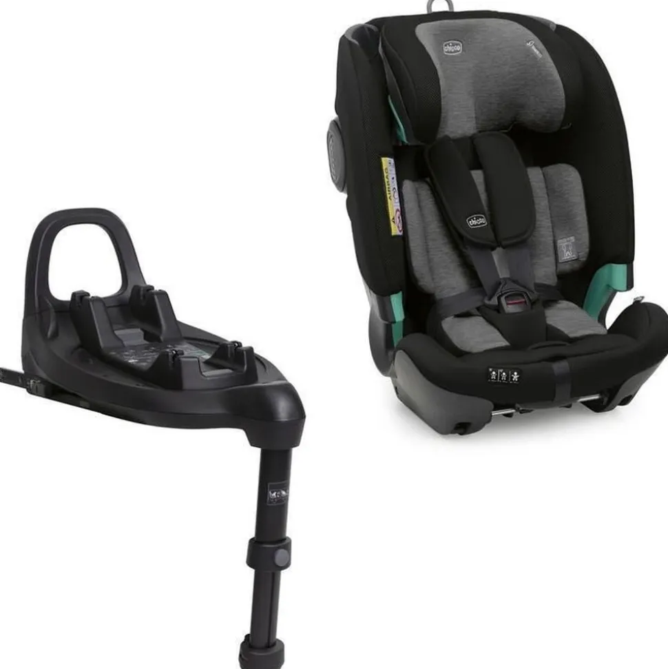 Poussette trio bellagio 2 + first seat recline + nacelle flexi + fullseat 360 avec base amber glow