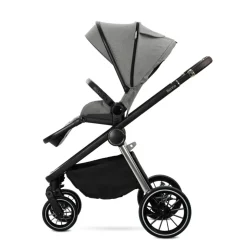 Poussette trio bianca - nacelle + coque aria lux gris