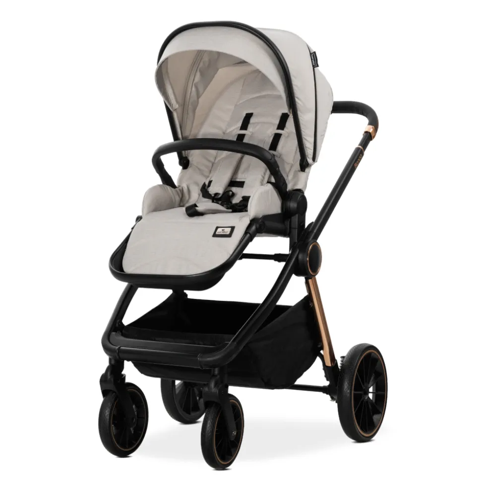 Poussette trio bianca + siège auto aria - beige