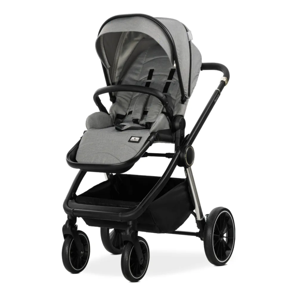 Poussette trio bianca + siège auto aria - gris
