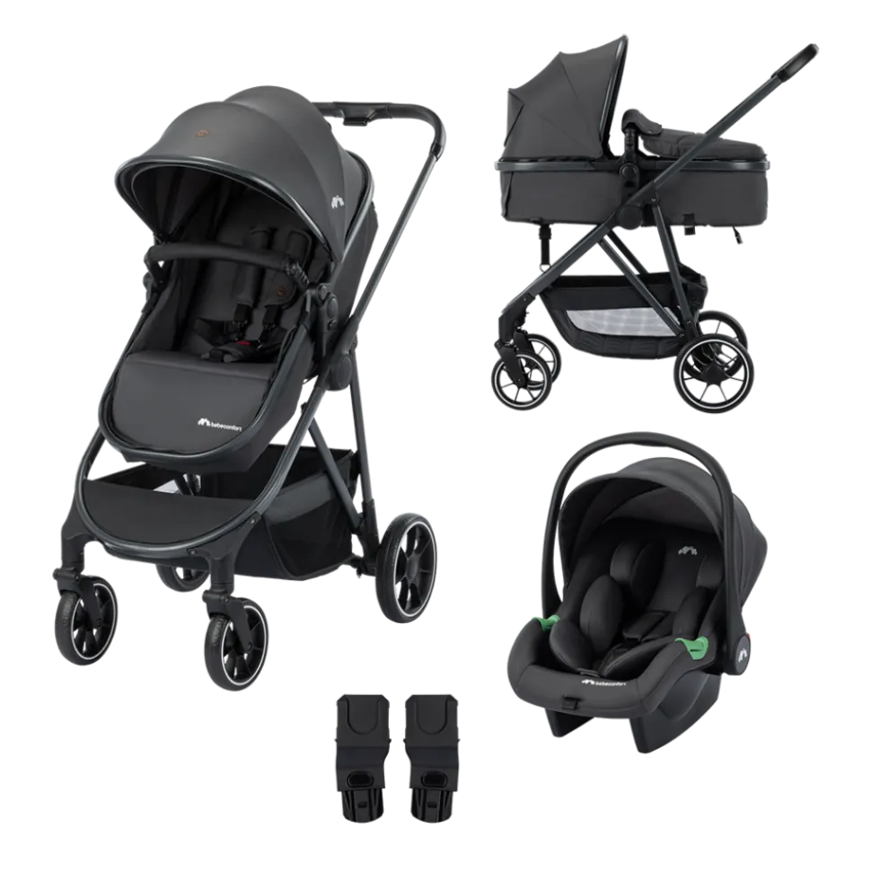 Poussette trio brume mineral graphite