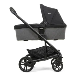 Poussette trio chrome shale + siège auto i-level pro eclipse + nacelle chrome shale noir