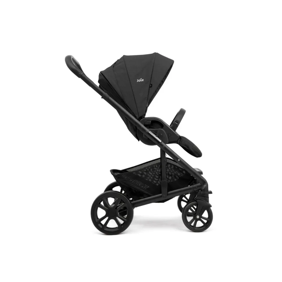 Poussette trio chrome shale + siège auto sprint eclipse + nacelle chrome shale noir