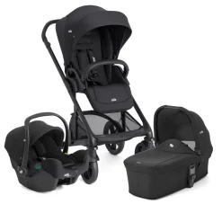 Poussette trio chrome 2 + siège auto i-snug 2 + nacelle chrome 2 raven