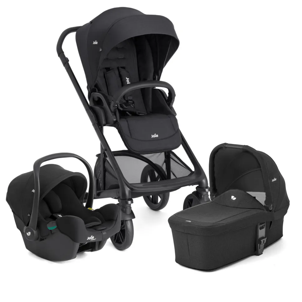 Poussette trio chrome 2 + siège auto i-snug 2 + nacelle chrome 2 raven