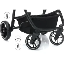 Poussette trio combinée 3en1 jaguar beige chiné