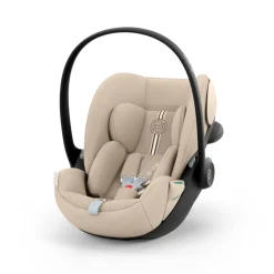 Poussette trio eezy s twist+ 2 pivotante almond beige avec nacelle cot s et siège auto cloud g3 i-size tissu plus